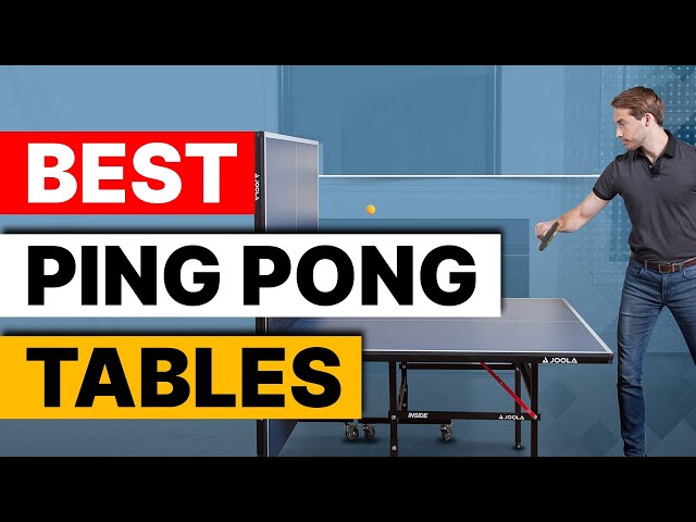 Table de ping pong ⇒ Comparatif, avis et meilleurs modèles 2024