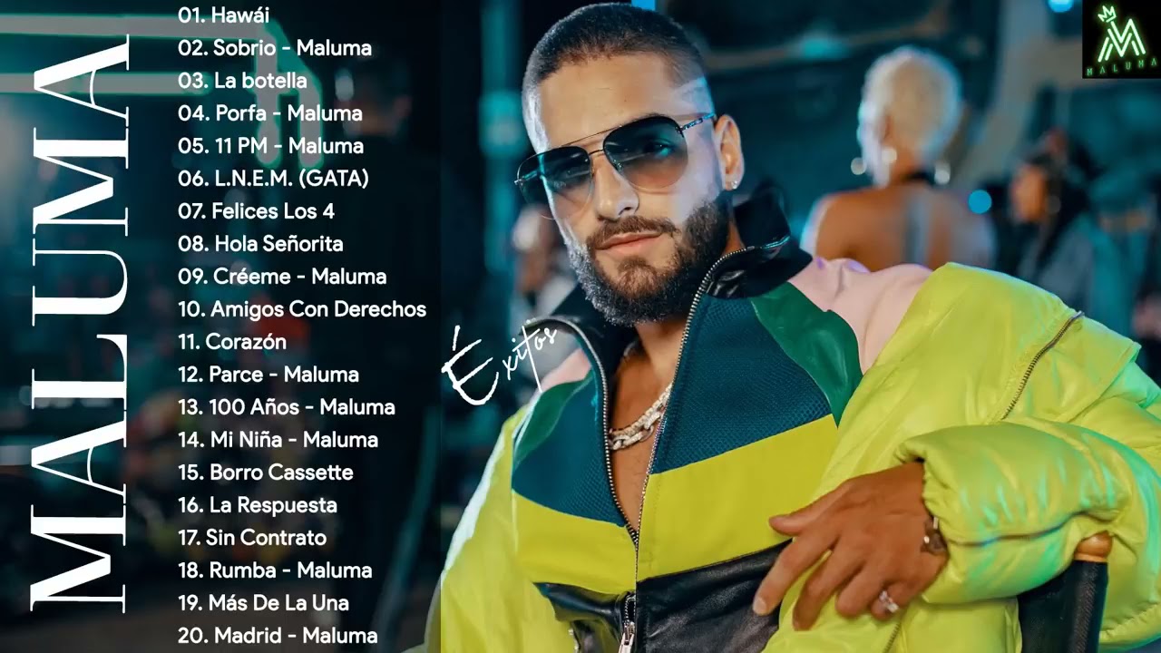 M a l u m a Mix Exitos 2021 Maluma EXITOS Sus Mejores Canciones Maluma ...