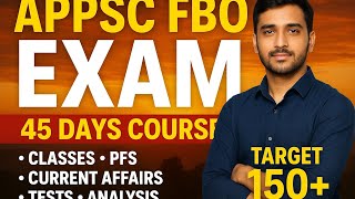 Appsc fbo special 45 days course(Target 150+) ..50 members batch#fbo#appsc screenshot 1