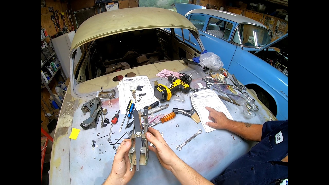 1955 Chevy vintage air controller conversion - YouTube