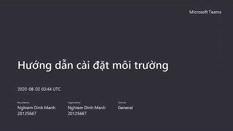 Bài 1: Hướng dẫn cài đặt môi trường lập trình Java