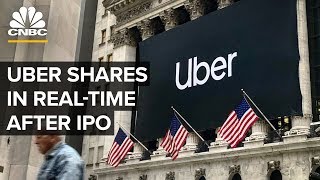 Uber shares trade in real-time after IPO - Friday, May 10 2019