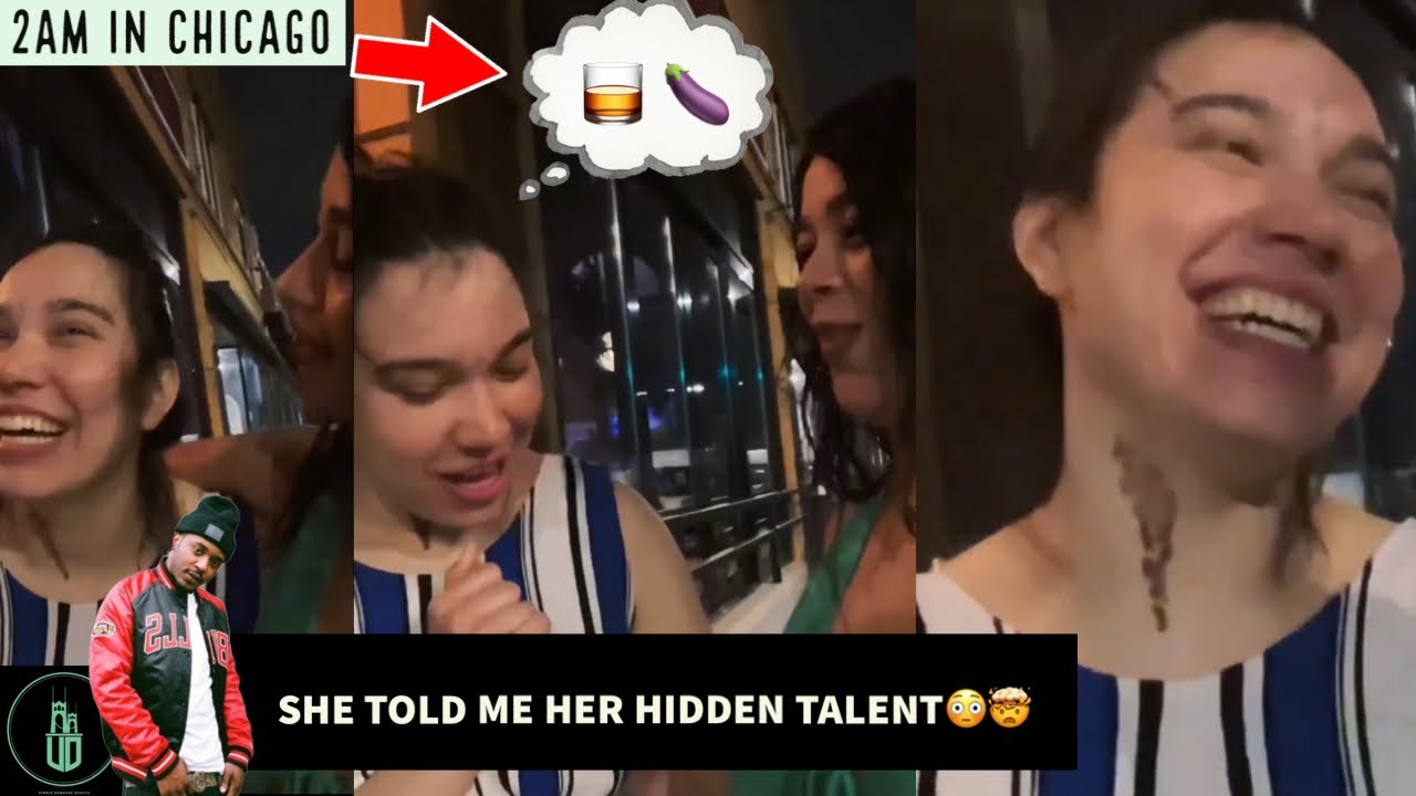 😳I asked a random lady in Chicago “What’s your hidden talent?” her ...