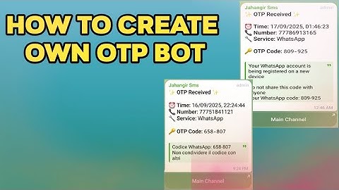 HOW TO CREATE OWN OTP BOT USING IVASMS