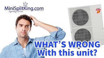 Troubleshooting a Control board failure in a Mitsubishi Hyper heat Condenser.