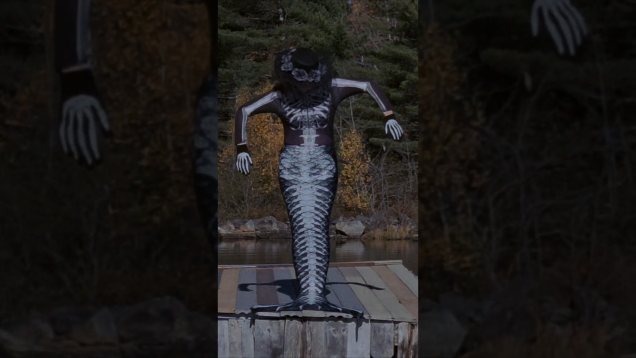 Mermaid Halloween #mermaid #canada #halloween #skeleton #costume