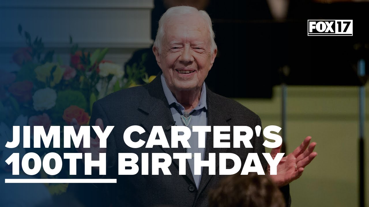 Former President Jimmy Carter celebrates his 100th birthday