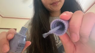 ASMR doing your nails in 1 minute 💅