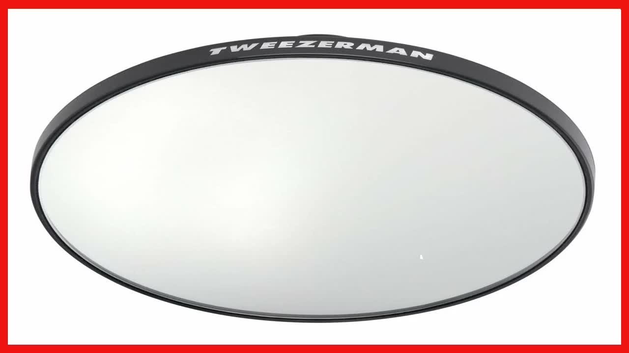 Tweezerman Tweezermate 12x's Magnification Mirror, Black