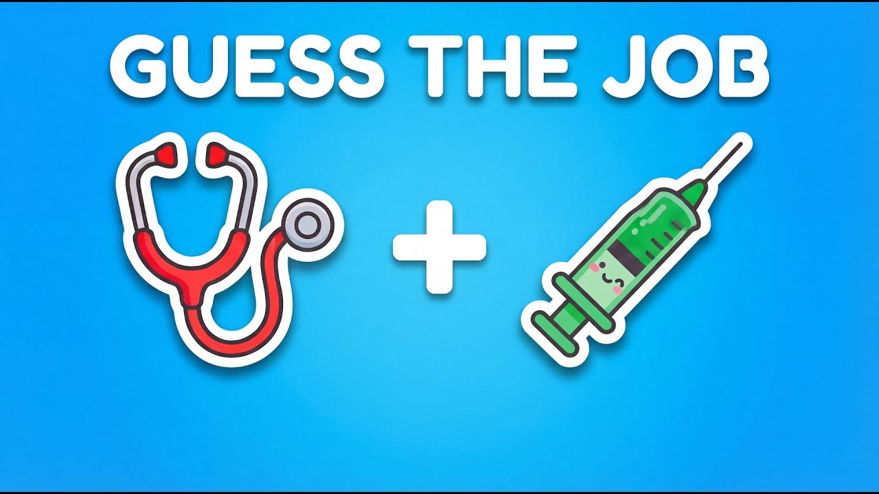 Guess the Job by Emoji 👩‍🍳👮 | Emoji Quiz Challenge