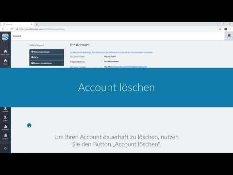 Account Einstellungen in PlanRadar