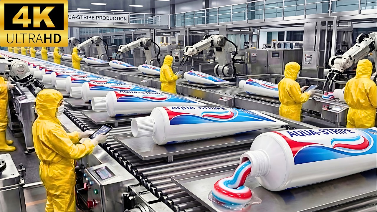 Toothpaste Top Factory How Toothpaste Is Made in a Modern Factory | Full Production Process ...