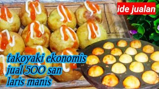 takoyaki ekonomis versi Indonesia bisa jual 500 atau 1000 an || kopong anti penyok