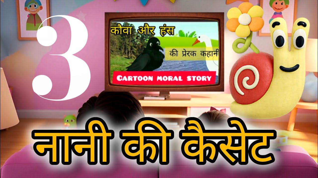 कौवा और हंस की कहानी | Nani Ki Cassette Se | Hindi Moral Story for Kids | Akku Yashi World Hindi