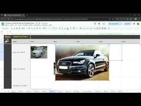 Vídeo de demonstração: Planilha de Compra e Venda de Veículos no Google Sheets