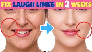 🌍Fix Laugh 😹 Line In 2 Week Face Exercise!How to remove smile line wrinkle, nasolabial folds, yoga!
