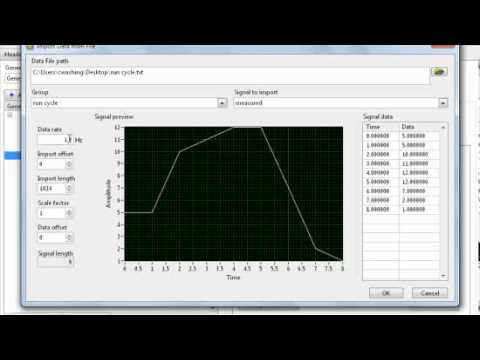 VeriStand 2010 Stimulus Profile Editor