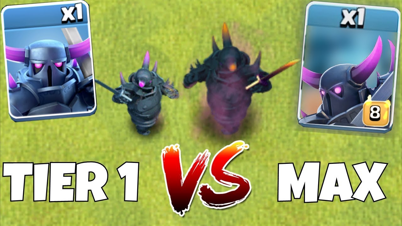 LVL 60 KING Vs. MAX LVL 8 PEKKA!!! Clash Of Clans DEATH MATCH!! 