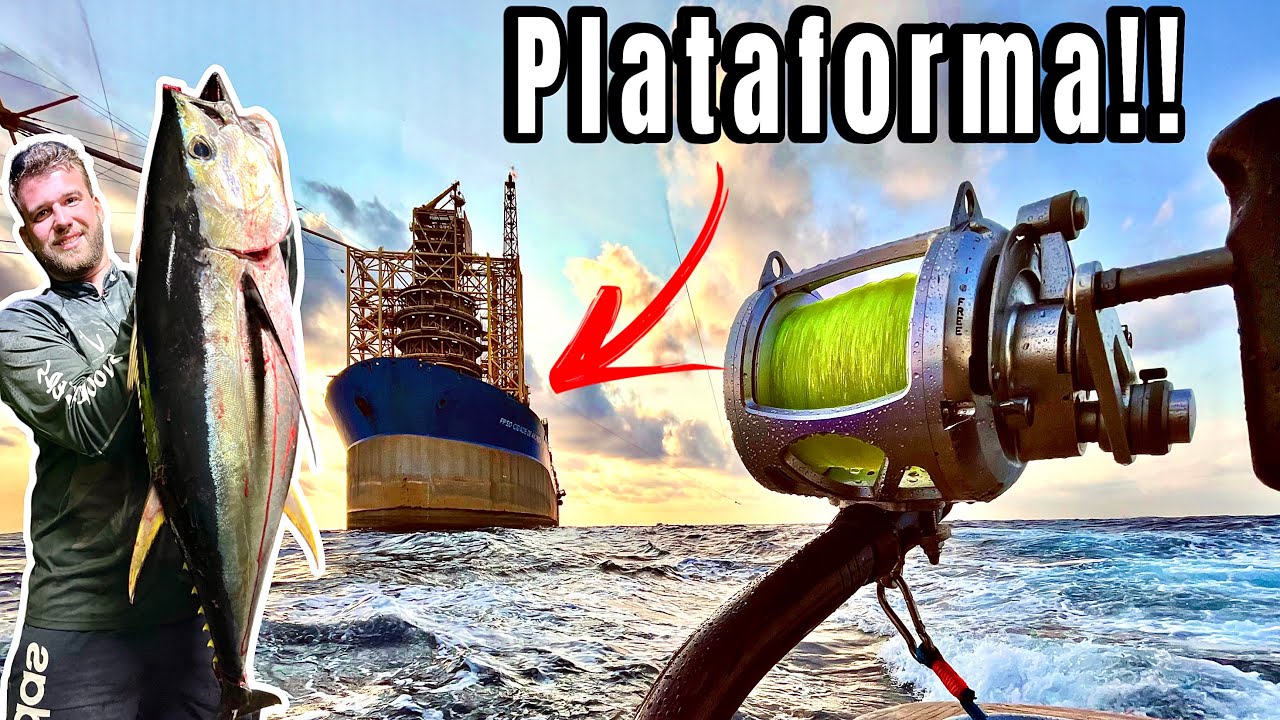 2 DIAS NO OCEANO! NAVEGAMOS ATÉ UMA PLATAFORMA COM 2 MIL METROS DE PROFUNDIDADE!PESCARIA DE GIGANTES