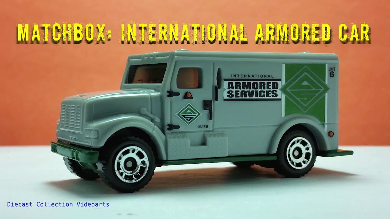 Match Box HotWheels Majorette 2021 NEU OVP International Armored Car Lieferwagen