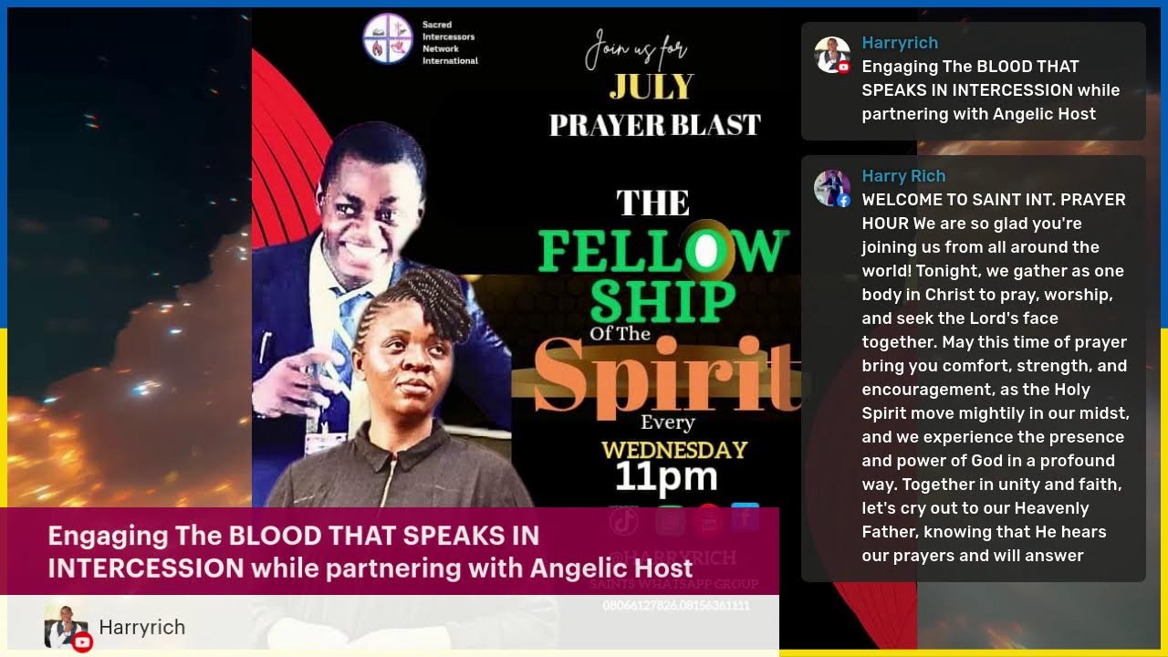 JPB // ENGAGING The BLOOD THAT SPEAKS IN INTERCESSION while partnering with Angelic Host