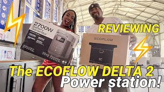 REVIEWING THE ECOFLOW DELTA 2 POWER STATION + EXTRA BATTERY! 🔌⚡️ Off grid homestead!