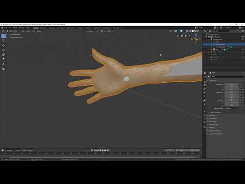 Modeling and Rigging Arms and Fingers for First Person