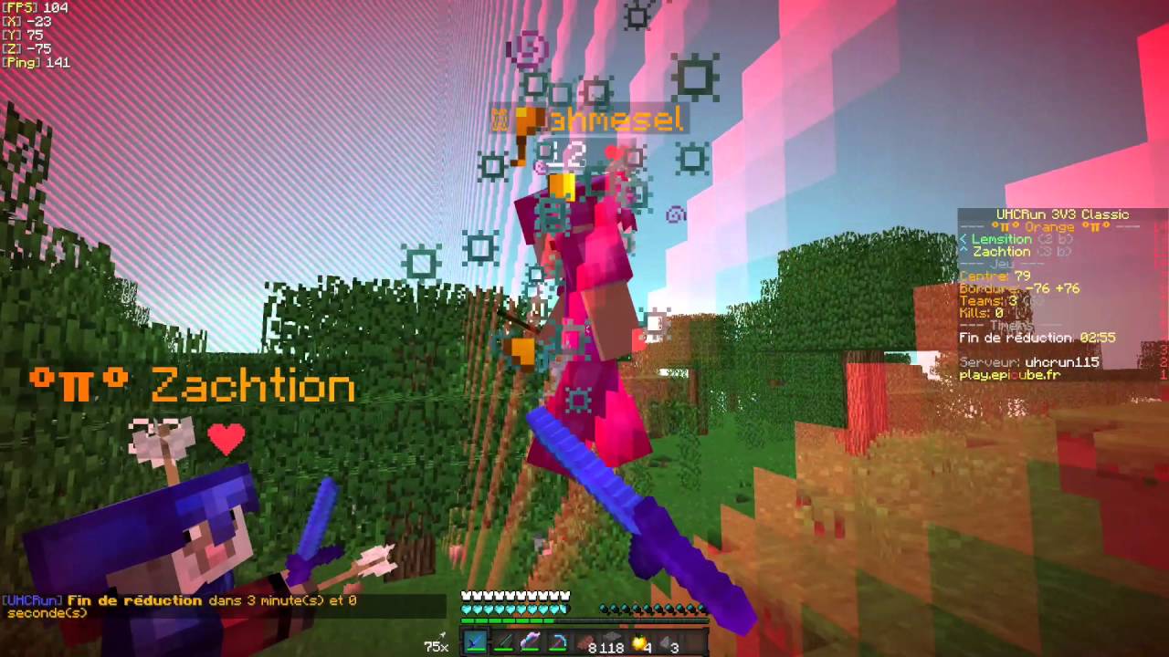 First recorded uhc run! (3v3) [Mcction View]