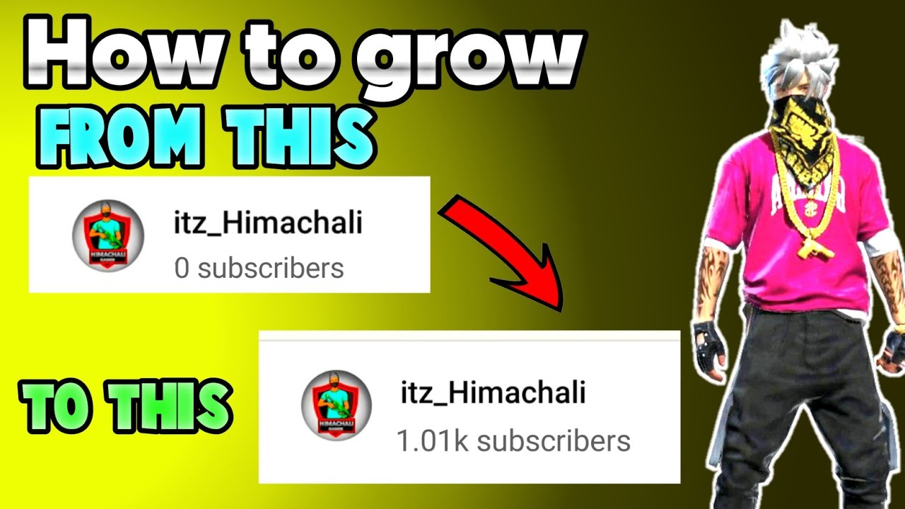 How to grow free fire youtube channel in 2022 || grow gaming channel 2022 || 