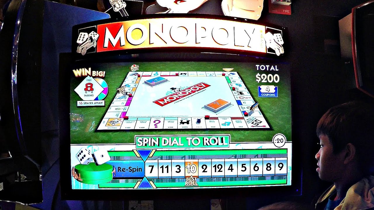 Monopoly Arcade Game Challenge アメリカのゲームセンター Youtube
