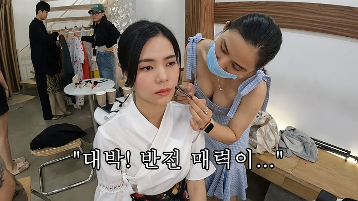 전문 모델이 안 구해져 사무실 직원한테 한복 모델을 시켰더니 대반전!