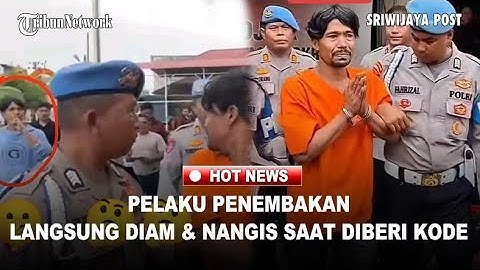 Tangis Tersangka Penembakan Tukang Bakso di Lhokseumawe Ngaku Diperintah, Langsung  Diam Saat Dikode