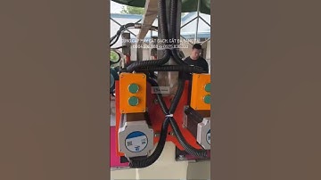 Máy cắt gạch cắt đá băng tải 4 lưỡi cắt, cắt 2 hàng