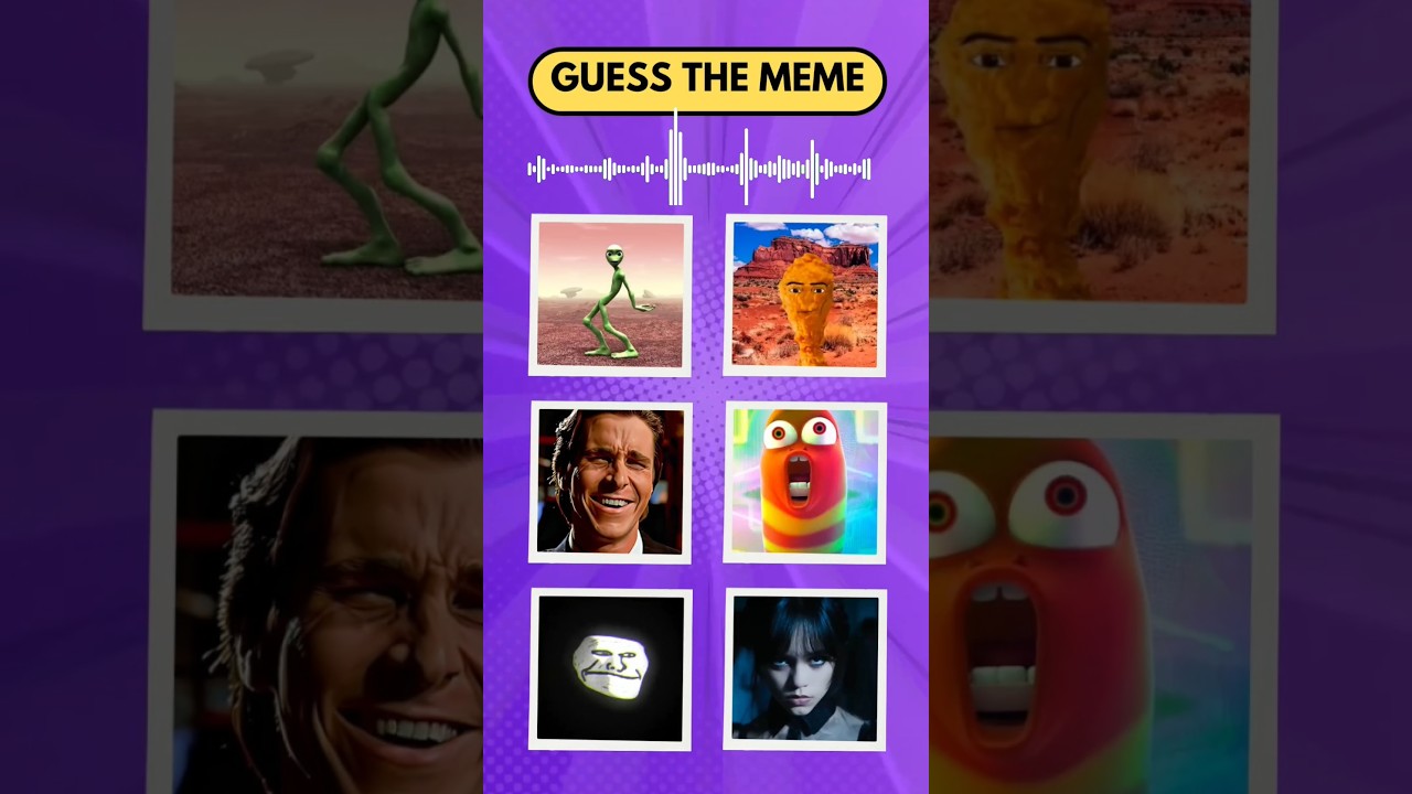 CAN YOU GUESS THE MEME IN 3 SECONDS? 