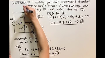 Network Analysis: Mesh Current Analysis - How to Apply SUPER MESH (Taglish)