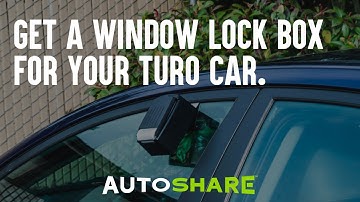Turo Host Tip - Window Lock Box