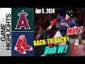 Red Sox vs Angels [Highlights] | GRAND SLAM ! BACK-TO-BACK-TO-WIN !