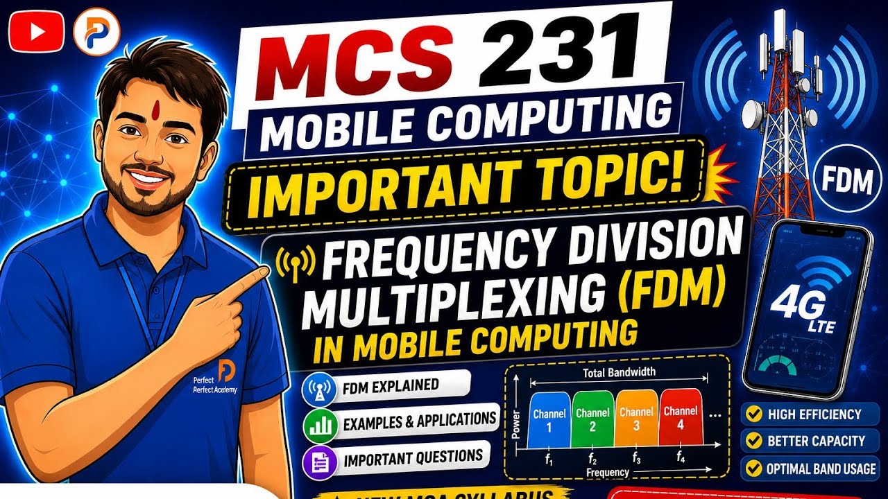 Frequency Division Multiplexing (FDM) in Mobile Computing | MCS 231 ...