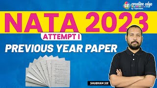 NATA 2023 ATTEMPT 1 | NATA Previous Year Paper Discussion | NATA Exam Preparation 2023