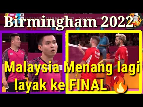 S.FINAL Aron Chia/ Soh Wooi Yik 🇲🇾 🆚 Ben lane/Sean Vendy 🏴󠁧󠁢󠁥󠁮󠁧󠁿 Birmingham 2022 Commonwealth Games