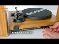 Ls500  record player with builtin amplifier and bluetooth plus 2 external speakers