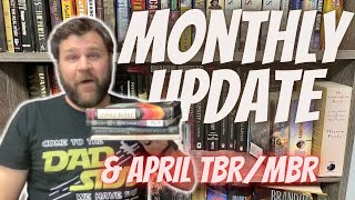 Monthly Update for March & April TBR! @ShelfCentered