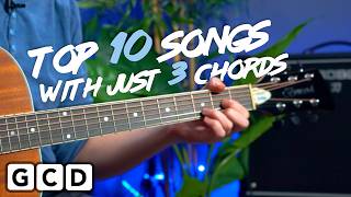 Play 10 guitar songs with 3 EASY chords | G, C and D major