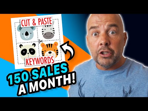 150 Sales a Day Cool KDP Cut & Paste Niche - FREE Keywords