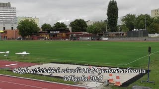 4. Kolo Atletických Závodů Mpd Juniorů A Dorostu Děkanka 2025