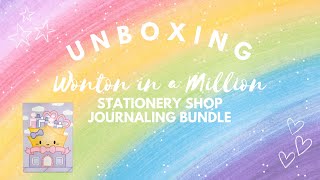 UNBOXING: Wonton in a Million Journaling Bundle Haul  Wonton’s Stationery Shop (Dim Sum Town)