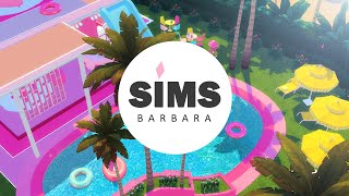 SIMS 4 | BARBIE DREAM HOUSE INSPIRED | DL + CC | STOP MOTION