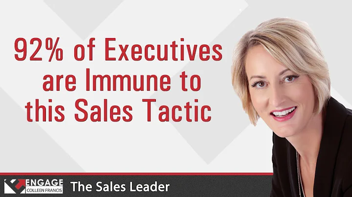 92% of Executives are Immune to this Sales Tactic ...
