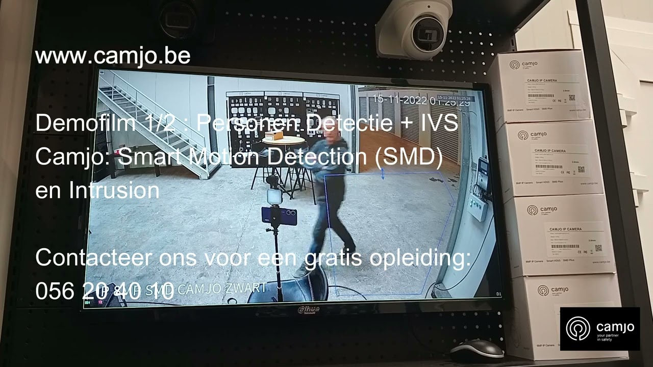 Camjo 8MP SMD en IVS Intrusion 1/2