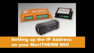 Setting up the IP Address on the MoviTHERM MIO screenshot 1